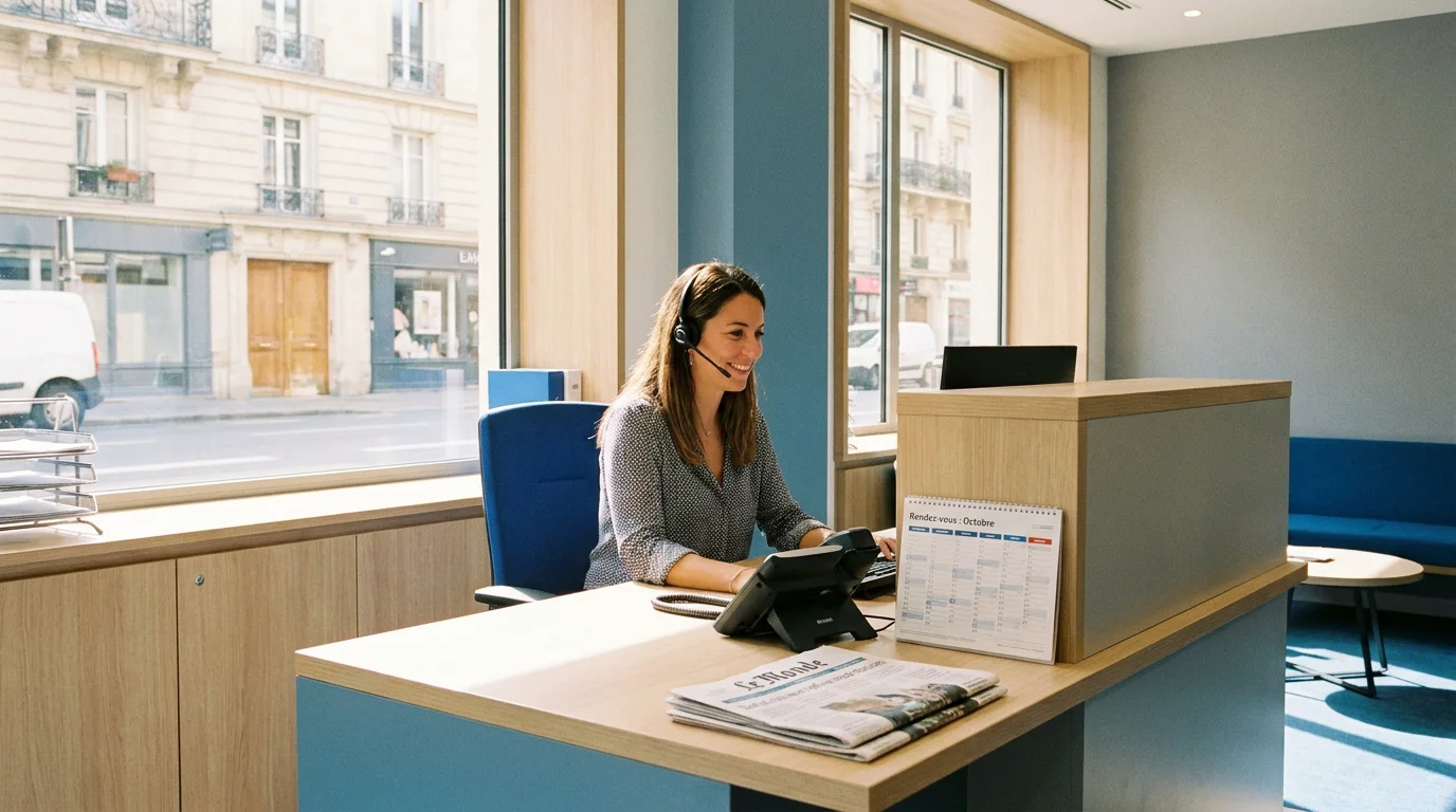 Accueil téléphonique professionnel avec pré décroché en entreprise